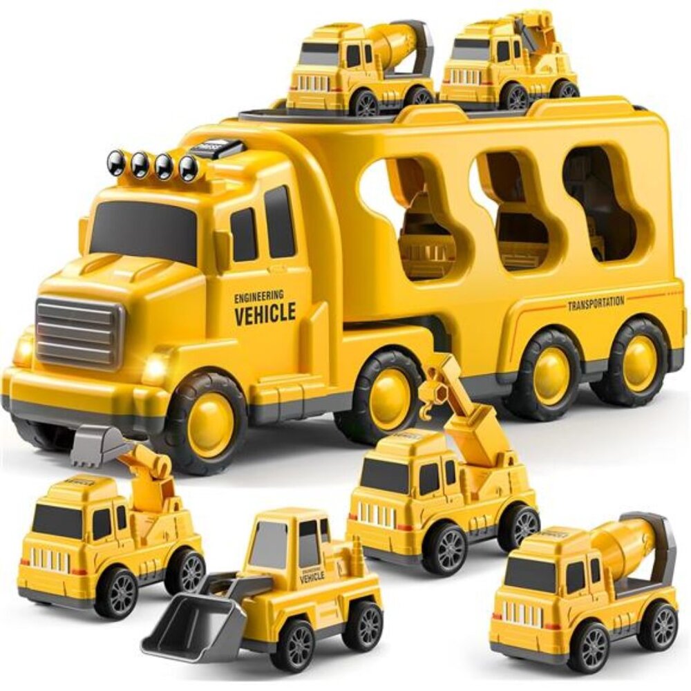 Construction Trucks Toddler Boy Toys Cars for Toddlers 1-3 Kids Toys for 3 4 5 6
